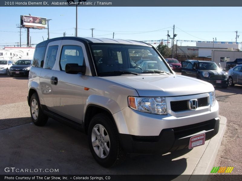 Alabaster Silver Metallic / Titanium 2010 Honda Element EX