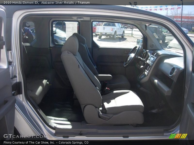 Alabaster Silver Metallic / Titanium 2010 Honda Element EX
