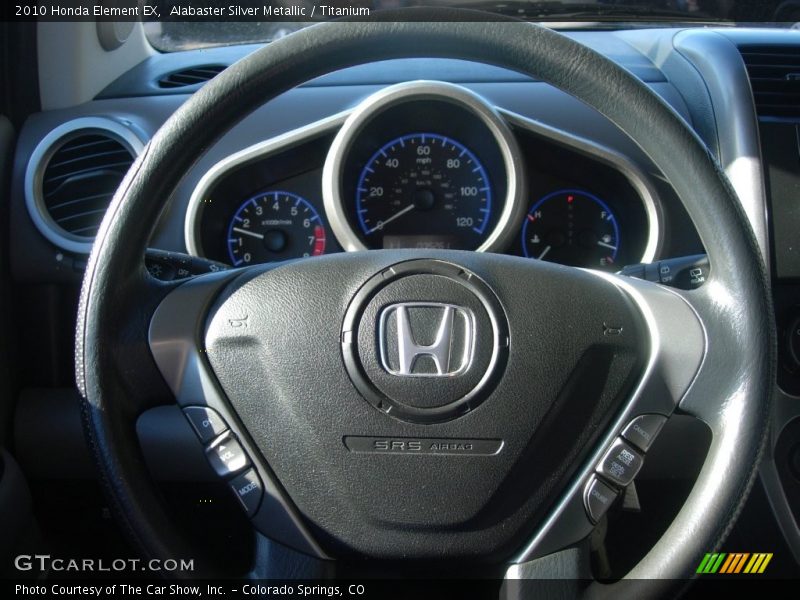 Alabaster Silver Metallic / Titanium 2010 Honda Element EX