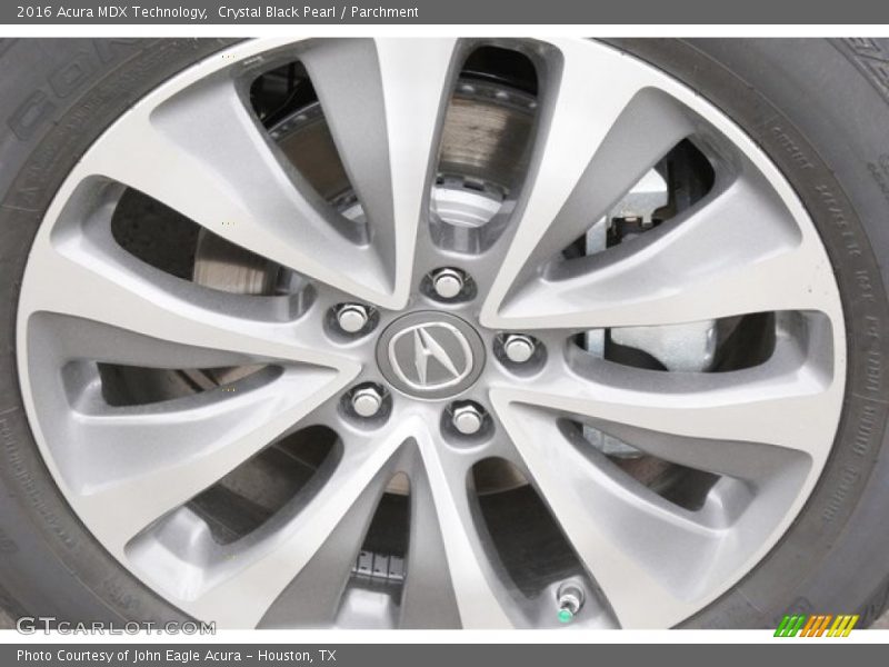 Crystal Black Pearl / Parchment 2016 Acura MDX Technology
