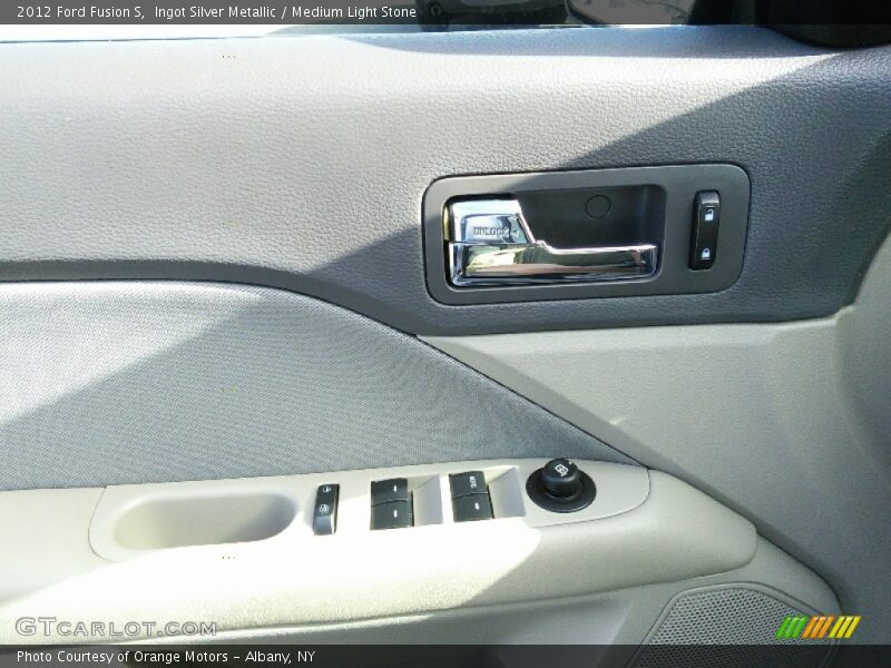Ingot Silver Metallic / Medium Light Stone 2012 Ford Fusion S
