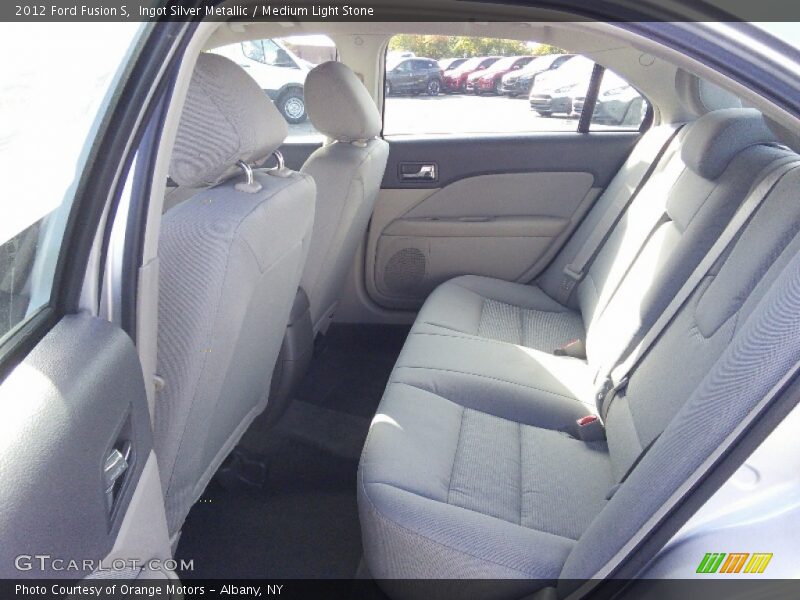 Ingot Silver Metallic / Medium Light Stone 2012 Ford Fusion S