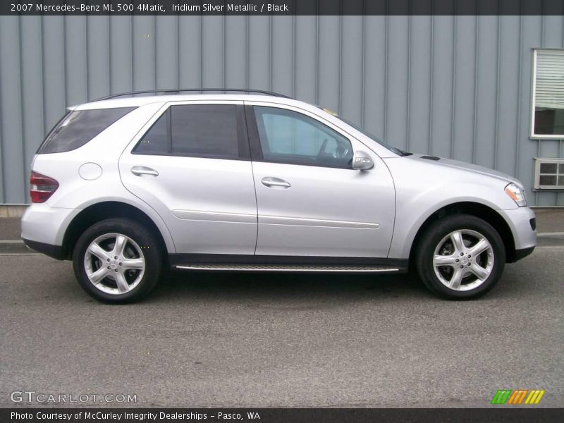 Iridium Silver Metallic / Black 2007 Mercedes-Benz ML 500 4Matic