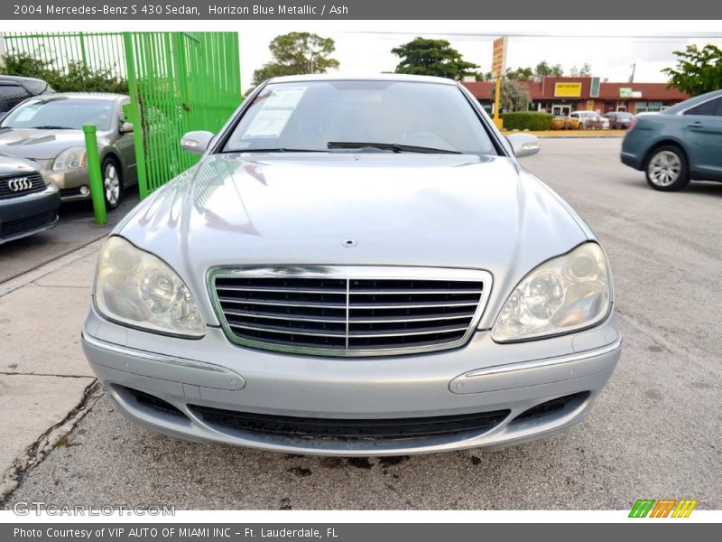 Horizon Blue Metallic / Ash 2004 Mercedes-Benz S 430 Sedan
