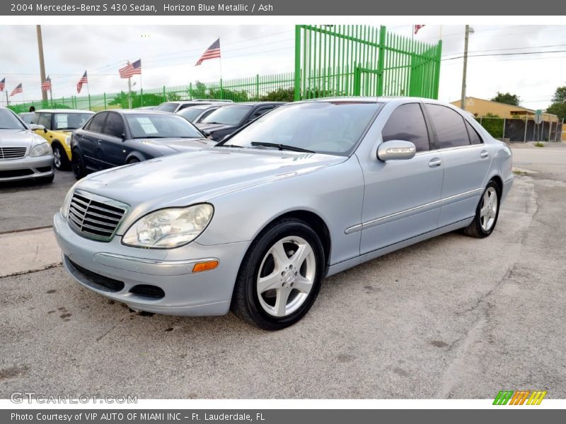 Horizon Blue Metallic / Ash 2004 Mercedes-Benz S 430 Sedan