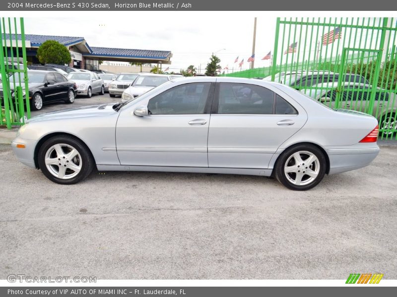 Horizon Blue Metallic / Ash 2004 Mercedes-Benz S 430 Sedan