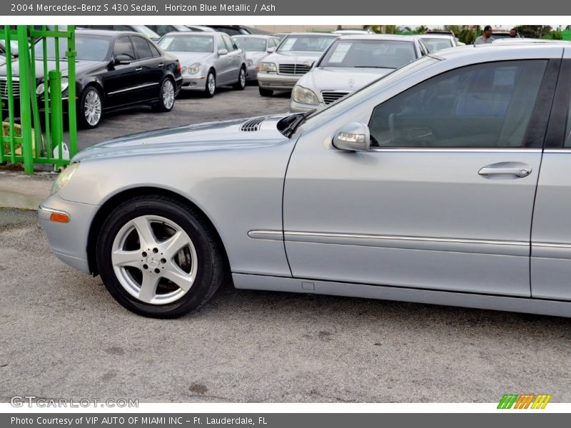 Horizon Blue Metallic / Ash 2004 Mercedes-Benz S 430 Sedan