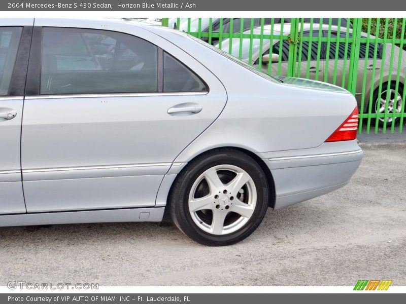 Horizon Blue Metallic / Ash 2004 Mercedes-Benz S 430 Sedan