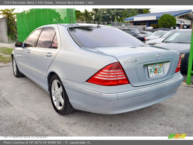 Horizon Blue Metallic / Ash 2004 Mercedes-Benz S 430 Sedan