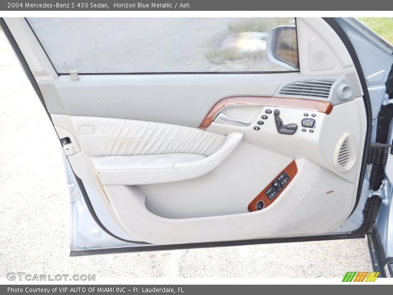 Horizon Blue Metallic / Ash 2004 Mercedes-Benz S 430 Sedan
