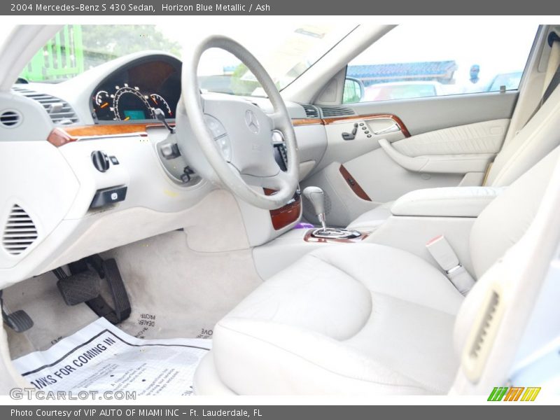 Horizon Blue Metallic / Ash 2004 Mercedes-Benz S 430 Sedan