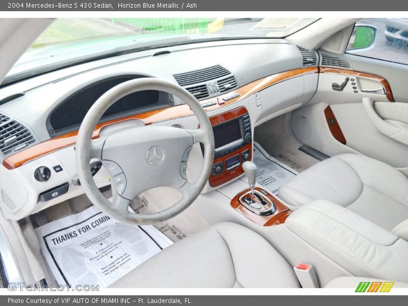 Horizon Blue Metallic / Ash 2004 Mercedes-Benz S 430 Sedan
