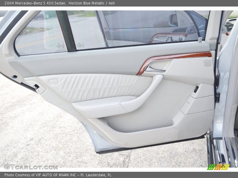 Horizon Blue Metallic / Ash 2004 Mercedes-Benz S 430 Sedan