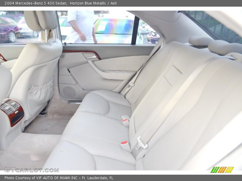Horizon Blue Metallic / Ash 2004 Mercedes-Benz S 430 Sedan