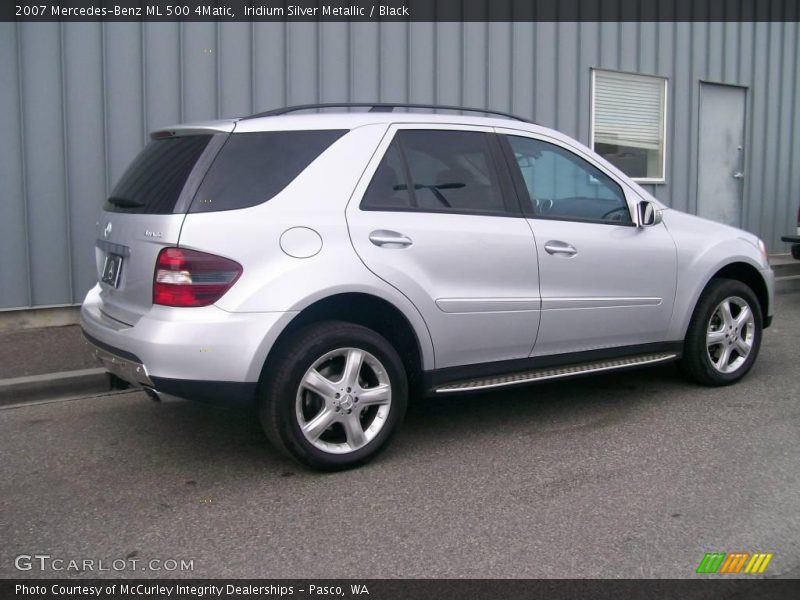 Iridium Silver Metallic / Black 2007 Mercedes-Benz ML 500 4Matic