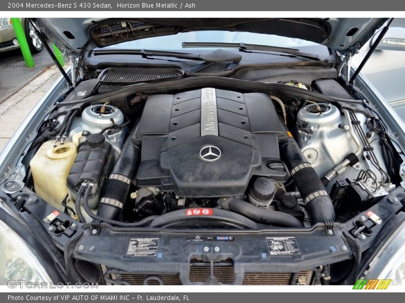 Horizon Blue Metallic / Ash 2004 Mercedes-Benz S 430 Sedan
