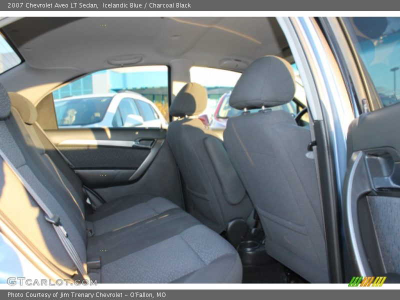 Icelandic Blue / Charcoal Black 2007 Chevrolet Aveo LT Sedan