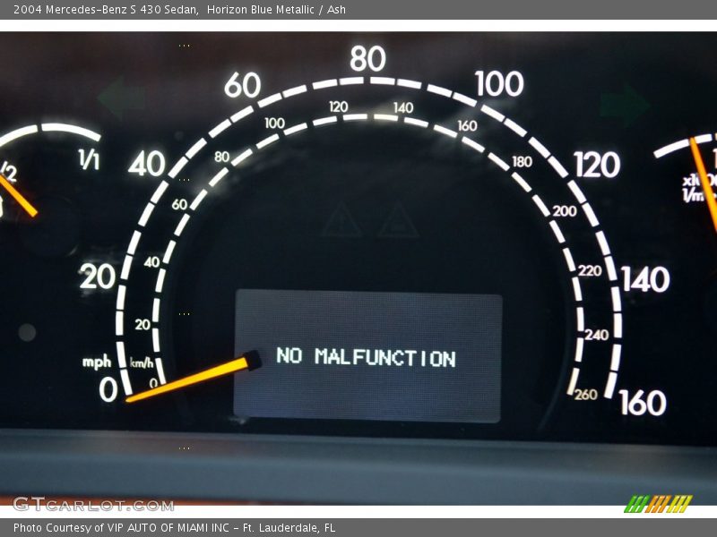 Horizon Blue Metallic / Ash 2004 Mercedes-Benz S 430 Sedan