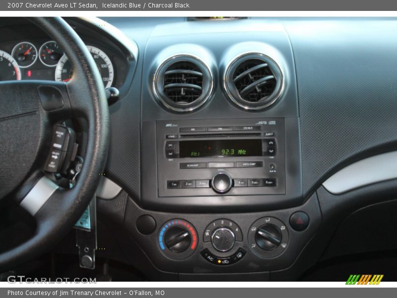 Icelandic Blue / Charcoal Black 2007 Chevrolet Aveo LT Sedan