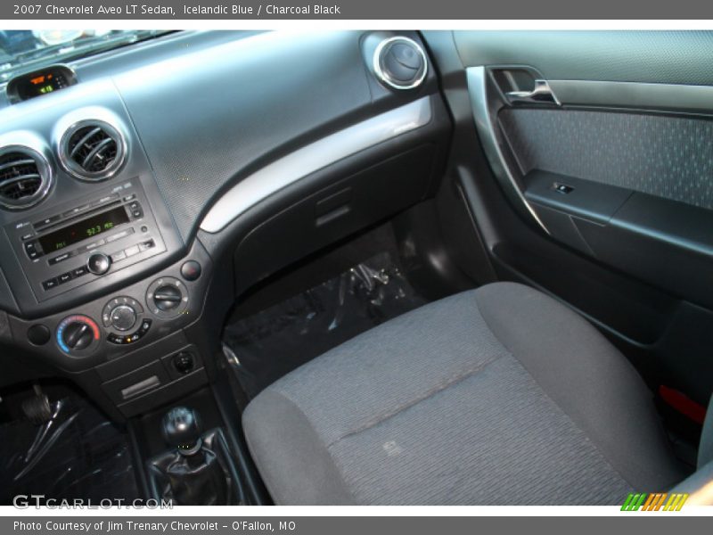 Icelandic Blue / Charcoal Black 2007 Chevrolet Aveo LT Sedan