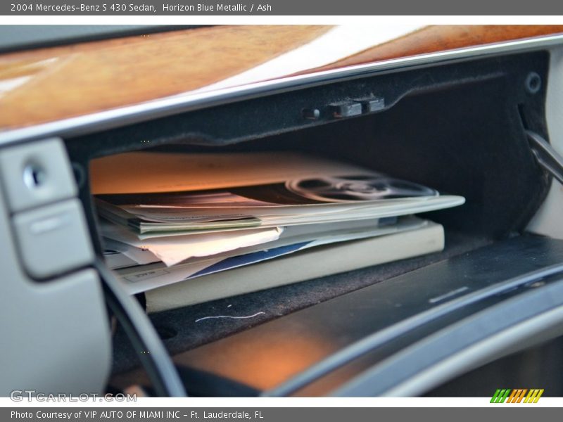 Horizon Blue Metallic / Ash 2004 Mercedes-Benz S 430 Sedan