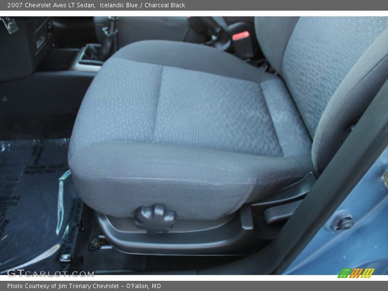 Icelandic Blue / Charcoal Black 2007 Chevrolet Aveo LT Sedan