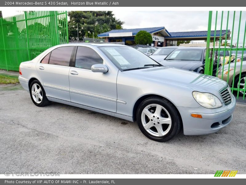 Horizon Blue Metallic / Ash 2004 Mercedes-Benz S 430 Sedan