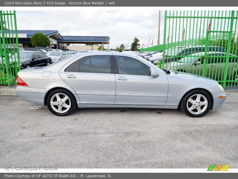 Horizon Blue Metallic / Ash 2004 Mercedes-Benz S 430 Sedan