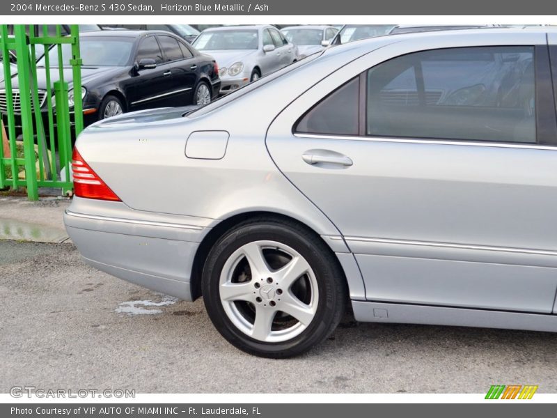 Horizon Blue Metallic / Ash 2004 Mercedes-Benz S 430 Sedan