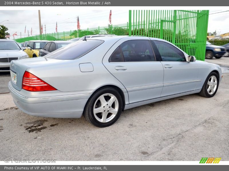 Horizon Blue Metallic / Ash 2004 Mercedes-Benz S 430 Sedan