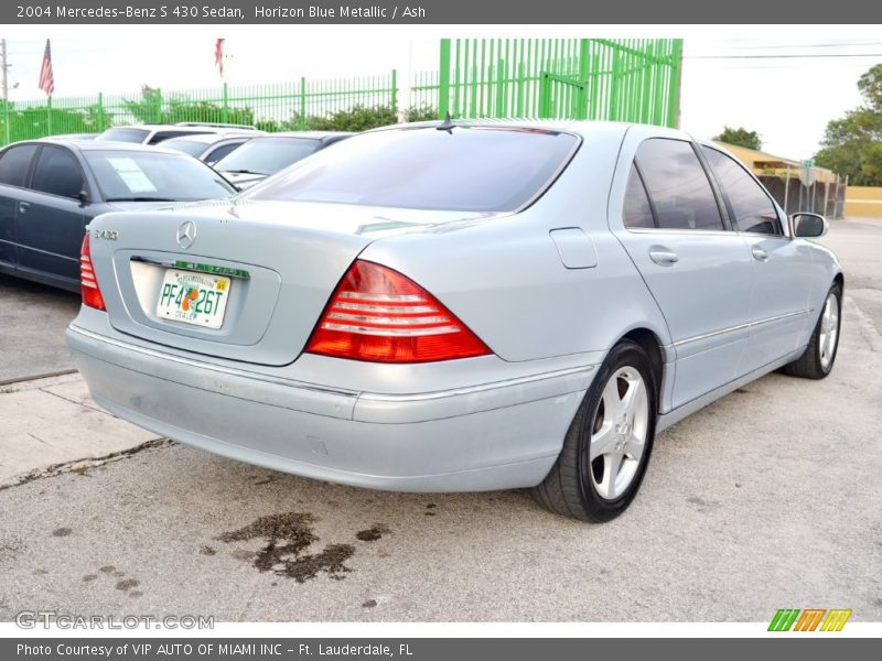 Horizon Blue Metallic / Ash 2004 Mercedes-Benz S 430 Sedan