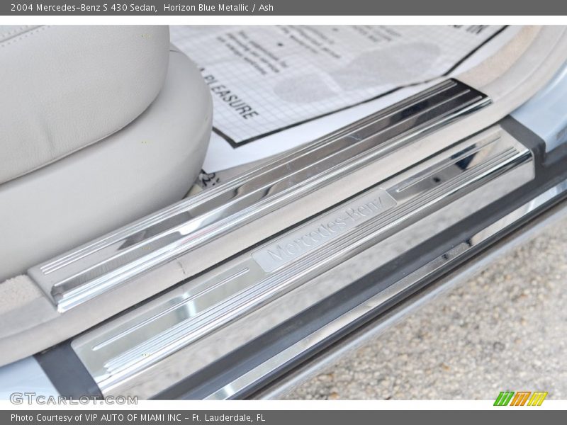 Horizon Blue Metallic / Ash 2004 Mercedes-Benz S 430 Sedan