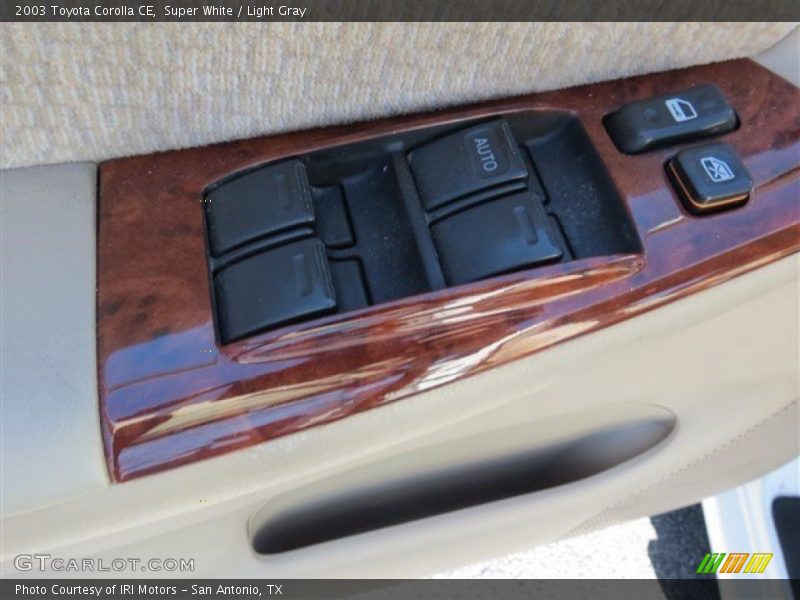 Super White / Light Gray 2003 Toyota Corolla CE