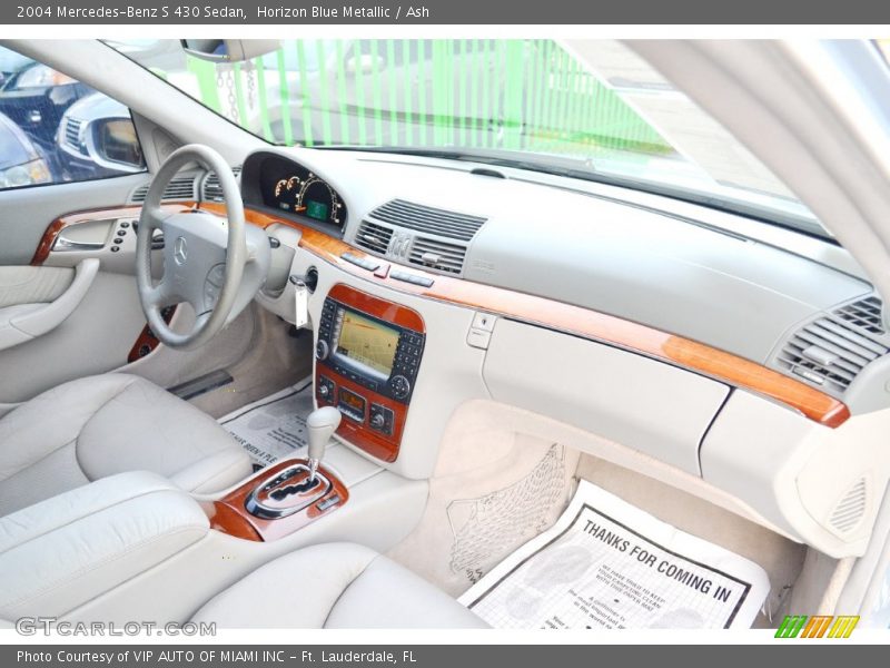 Horizon Blue Metallic / Ash 2004 Mercedes-Benz S 430 Sedan