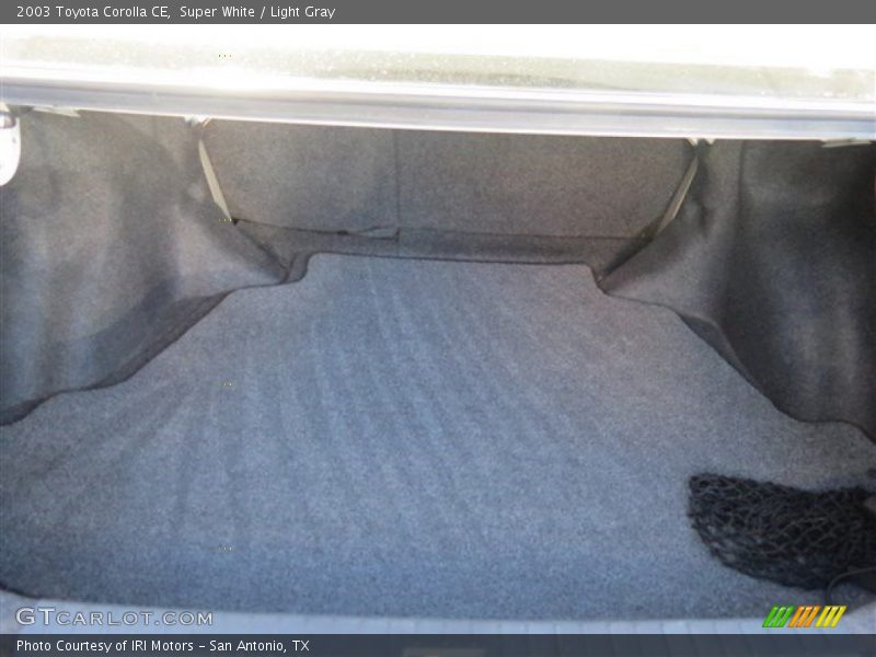 Super White / Light Gray 2003 Toyota Corolla CE