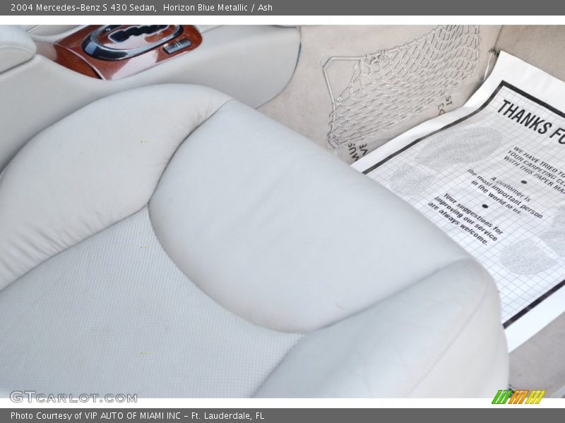 Horizon Blue Metallic / Ash 2004 Mercedes-Benz S 430 Sedan