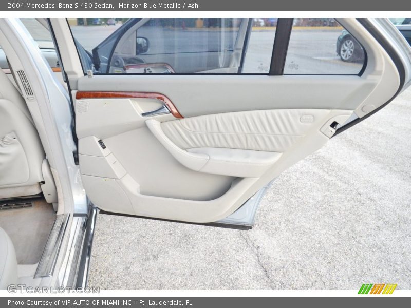 Horizon Blue Metallic / Ash 2004 Mercedes-Benz S 430 Sedan