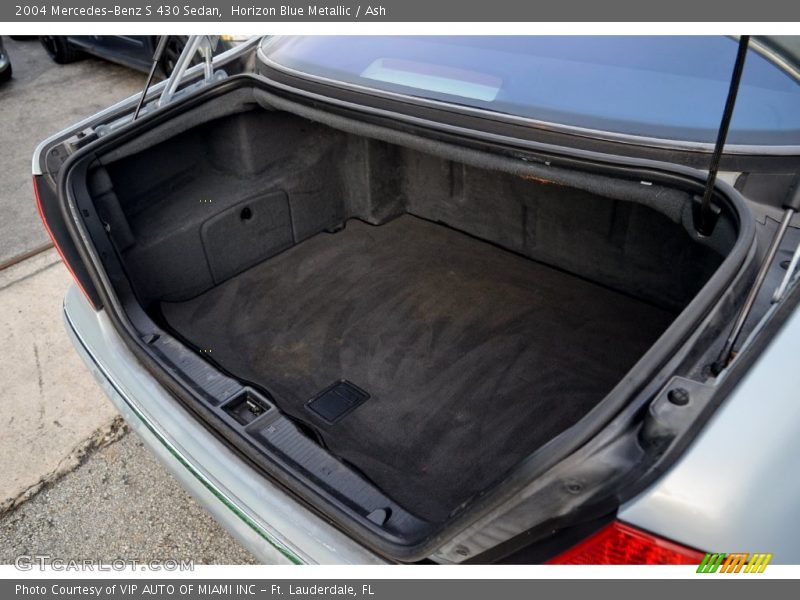 Horizon Blue Metallic / Ash 2004 Mercedes-Benz S 430 Sedan