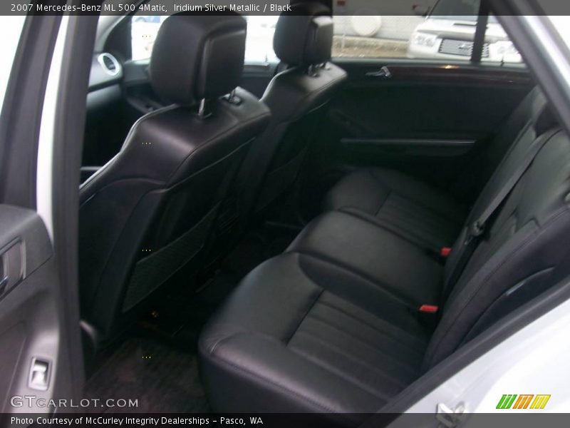 Iridium Silver Metallic / Black 2007 Mercedes-Benz ML 500 4Matic