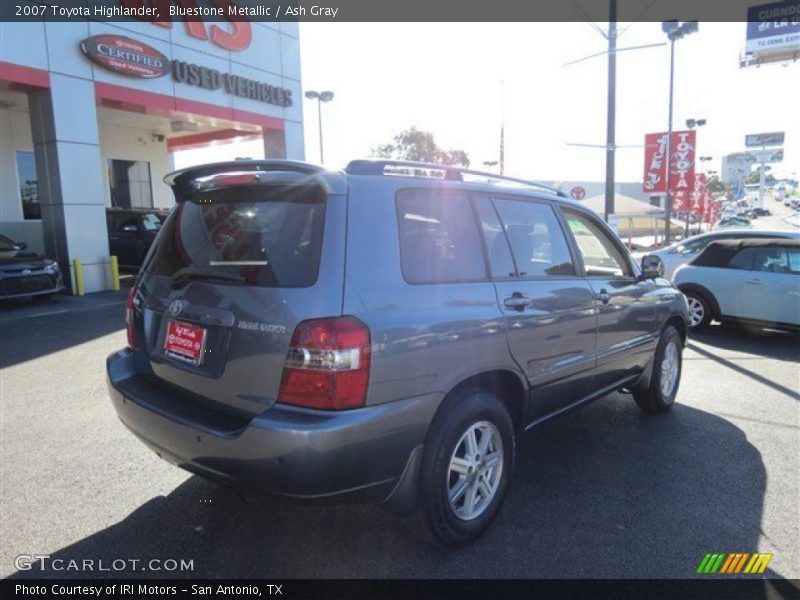 Bluestone Metallic / Ash Gray 2007 Toyota Highlander