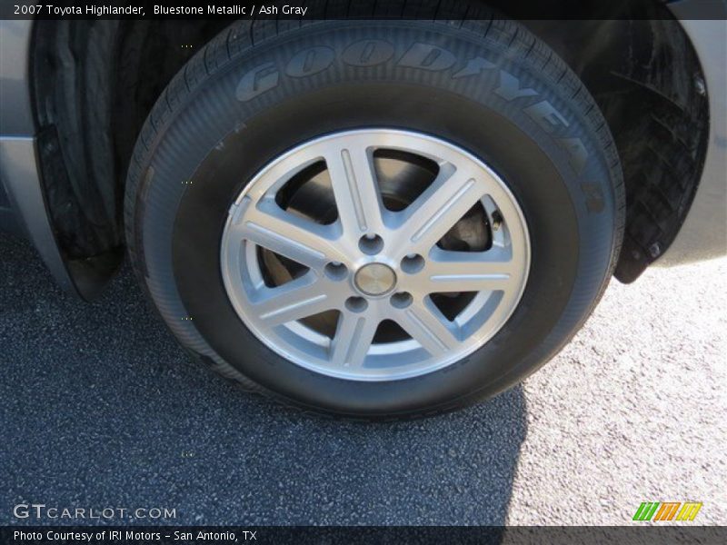 Bluestone Metallic / Ash Gray 2007 Toyota Highlander