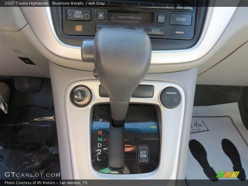 Bluestone Metallic / Ash Gray 2007 Toyota Highlander