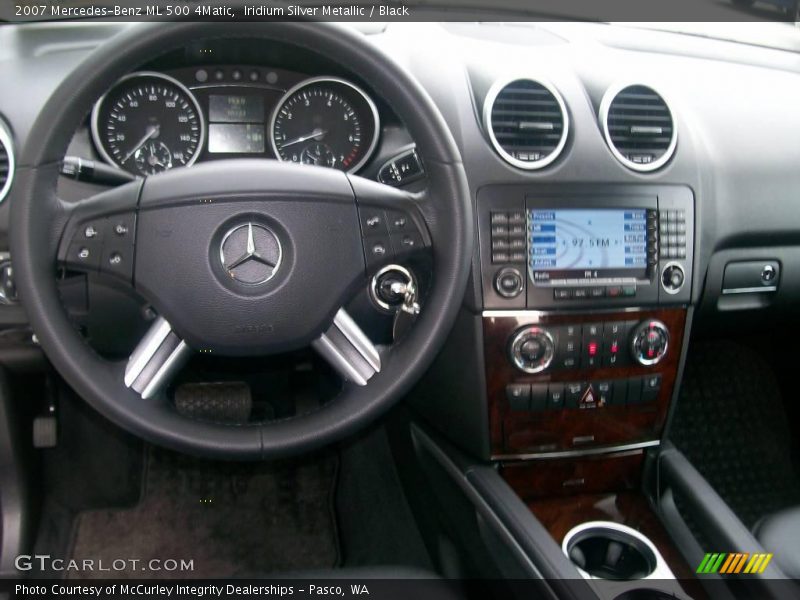 Iridium Silver Metallic / Black 2007 Mercedes-Benz ML 500 4Matic