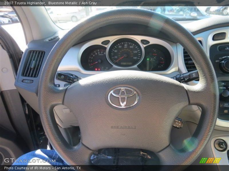 Bluestone Metallic / Ash Gray 2007 Toyota Highlander