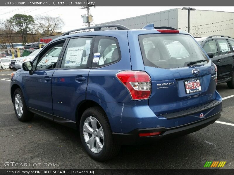 Quartz Blue Pearl / Gray 2016 Subaru Forester 2.5i