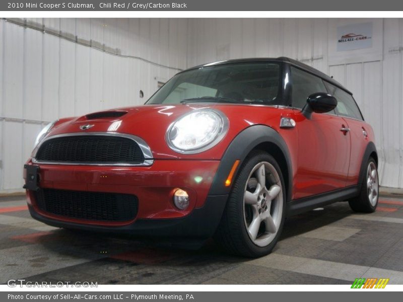Chili Red / Grey/Carbon Black 2010 Mini Cooper S Clubman