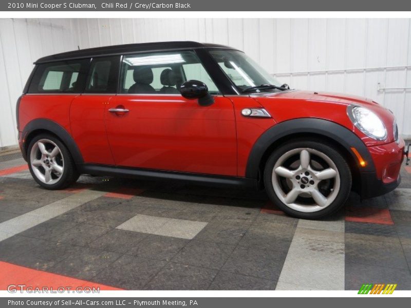 Chili Red / Grey/Carbon Black 2010 Mini Cooper S Clubman