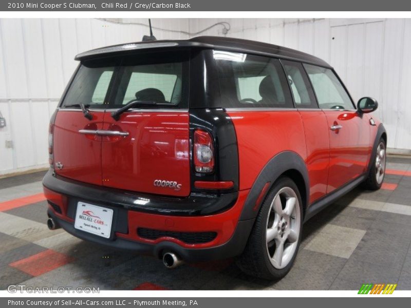 Chili Red / Grey/Carbon Black 2010 Mini Cooper S Clubman