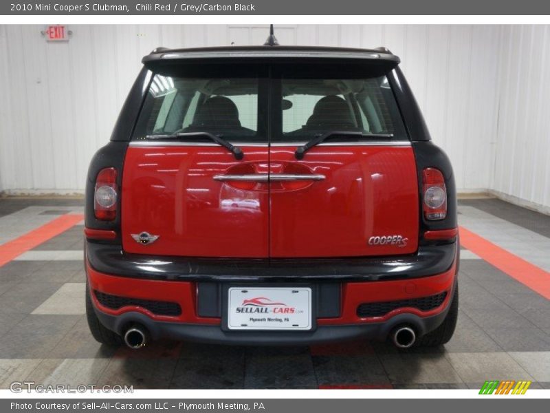 Chili Red / Grey/Carbon Black 2010 Mini Cooper S Clubman