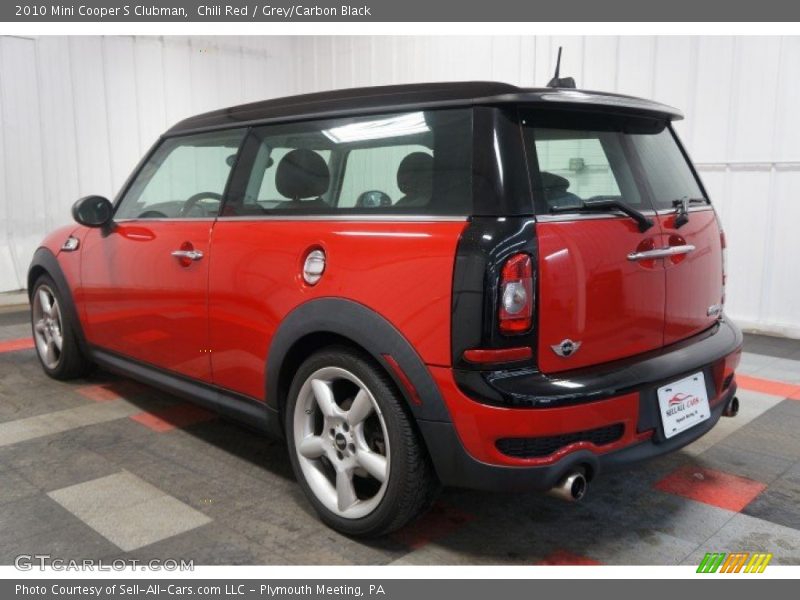 Chili Red / Grey/Carbon Black 2010 Mini Cooper S Clubman